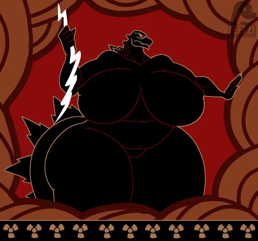 Image big_breasts,breasts,clothed,clothing,female,simple_background,solo,standing,tail,thick_thighs,thighs,voluptuous,milf,huge_breasts,anthro,voluptuous_female,non-mammal_breasts,big_thighs,chubby,chubby_female,scalie,abs,anthro_female,front_view,scalie_humanoid,spikes,one_breast_out,rule_63,abstract_background,spikes_(anatomy),electricity,godzilla_(series),kaiju,big_tail,scalie_female,godzilla,scalie_only,lightning,toho,hercules_(disney),lightning_bolt,zeuszilla,toga