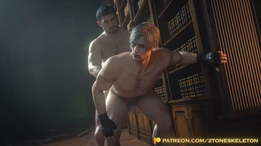 Image male,nude,penis,male_only,nude_male,naked,censored,gay,gay_sex,censored_penis,3d,3d_(artwork),male_penetrating,3d_model,male_penetrated,male_penetrating_male,naked_male,gay_anal,capcom,resident_evil,resident_evil_2,resident_evil_2_remake,leon_scott_kennedy,resident_evil_4,resident_evil_4_remake,pixelated,resident_evil_8:_village,chris_redfield,male/male/male,2toneskeleton,pixelated_penis