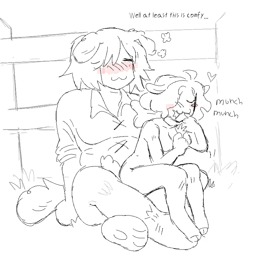 Image blush,female,simple_background,white_background,sex,duo,futanari,humanoid,intersex,digital_drawing_(artwork),digital_media_(artwork),happy,size_difference,anthro,text,vaginal_penetration,happy_sex,looking_pleasured,penetration,canid,canine,canis,domestic_dog,mammal,:3,english_text,female_penetrated,sitting_on_another,2024,bovid,plant,heart_symbol,moan,fence,caprine,sheep,grass,futa_penetrating,intersex_penetrating,smaller_penetrated,herding_dog,pastoral_dog,sheepdog,crossed_legs,eating,trans_woman,transfem,intersex/female,intersex_penetrating_female,futa/female,casual_sex,futa_penetrating_female,comfort,guard_dog_(hoofcoochie),hoofcoochie,grazing