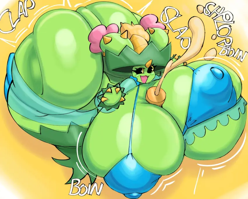 Image breasts,female,pokemon,pokemon_(species),bikini,huge_ass,huge_breasts,hyper_breasts,hyper_ass,ass_cleavage,butt_crack,ass_clapping,geebie33,maractus,adriana_(rubyqm),ludicolo