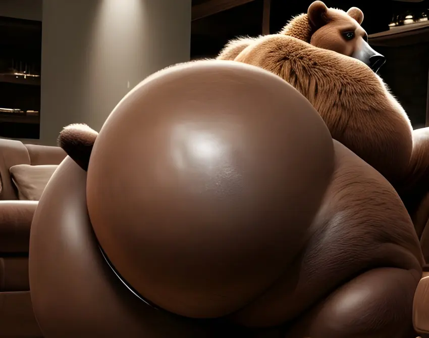 Image ai_generated,tagme,bear,room