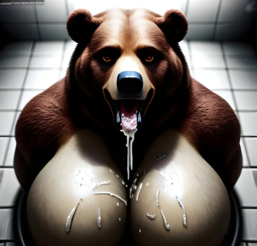 Image ai_generated,tagme,bear,room