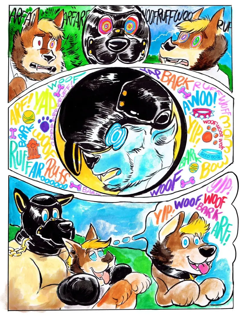 Image clothed,clothing,hi_res,open_mouth,shirt,smile,male,tongue_out,tongue,duo,muscular,muscular_male,male/male,open_smile,teeth,size_difference,anthro,text,half-closed_eyes,comic,collar,mammal,pecs,looking_at_another,dress_shirt,fangs,dominant,dominant_male,eye_contact,submissive_male,english_text,submissive,narrowed_eyes,bondage,smaller_male,2024,topwear,handwear,ball,feral,felid,bondage_gear,hypnosis,hypnotic_eyes,larger_male,beard,thought_bubble,lion,mostly_nude,mask,bone,pantherine,anthro_on_anthro,facial_hair,petplay,container,mind_control,bat,puppyplay,animal_mask,ringed_eyes,roleplay,bowl,bondage_gloves,food_bowl,tennis_ball,pup_mask,pet_bowl,artemis_(croissantdelar1),jack_stagger_(jackduroi),barking,billy_fore,woof_(sound_effect),fire_hydrant