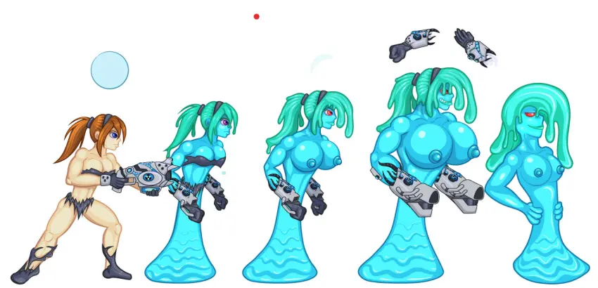 Image female,transformation,goo_creature,corruption,goo_transformation,muscle_growth,goo_girl,xylem