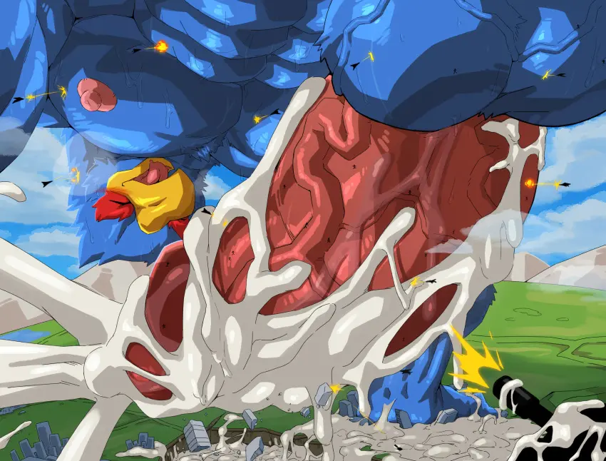 Image hi_res,nipples,solo,cum,male,penis,tongue_out,tongue,big_penis,erection,humanoid_penis,balls,veiny_penis,cloud,closed_eyes,nintendo,genital_fluids,orgasm,bodily_fluids,genitals,non-mammal_nipples,all_fours,excessive_cum,excessive_genital_fluids,blue_body,avian,bird,humanoid_genitalia,vein,smoke,cum_on_ground,macro,city,vehicle,destruction,star_fox,explosion,aircraft,airplane,falco_lombardi,togepi1125,flooding,laser,landscape_dwarfing,metaball