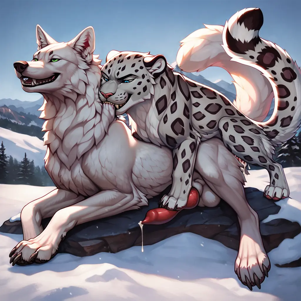 Image male,nude,penis,tail,on_back,furry,ass,sex,erection,ai_generated,anal,anal_sex,male/male,male_only,yaoi,balls,tagme,anus,spread_legs,spreading,gay,gay_sex,looking_pleasured,canid,canine,mammal,wolf,dialogue,paws,english_text,erect_penis,feline,2024,canine_genitalia,canine_penis,knot,sheath,feral,felid,perineum,pantherine,feline_genitalia,feline_penis,snow_leopard,penile_spines,penis_comparison,director_firewolf
