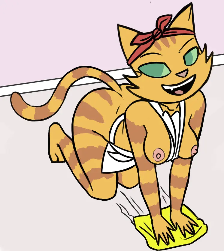 Image 1girls,big_breasts,breasts,clothing,female,female_only,looking_at_viewer,nipples,open_mouth,smile,solo,tail,furry,tongue,colored,thick_thighs,high-angle_view,milf,areola,feet,pink_nipples,smiling_at_viewer,digital_drawing_(artwork),digital_media_(artwork),eyebrows,open_smile,solo_female,teeth,white_clothing,anthro,green_eyes,half-closed_eyes,mature_female,2019,fur,holding_object,inside,mammal,big_eyes,fangs,big_nipples,apron,all_fours,orange_body,5_fingers,feline,narrowed_eyes,mature,big_areola,pink_areola,fingers,butt,markings,tuft,orange_fur,tail_markings,felid,cleaning,humanoid_hands,pink_tongue,domestic_cat,felis,third-party_edit,mostly_nude,stripes,pink_nose,facial_markings,head_markings,mature_anthro,tabby_cat,prick_ears,big_iris,iris,plantigrade,redout,striped_body,striped_fur,striped_markings,striped_tail,apron_only,black_eyebrows,no_pupils,webcomic,white_apron,mostly_nude_female,fur_tuft,light_body,light_fur,facial_tuft,cheek_tuft,color_edit,light_nose,green_sclera,floor,internal_wall,orange_ears,wall_(structure),litterbox_comics,mostly_nude_anthro,bent_legs,extended_arms,striped_face,brown_stripes,striped_arms,light_breasts,light_ears,orange_breasts,striped_legs,fran_(litterbox_comics),holding_rag,light_areola,light_nipples,pink_wall,rag,white_floor,zeigram