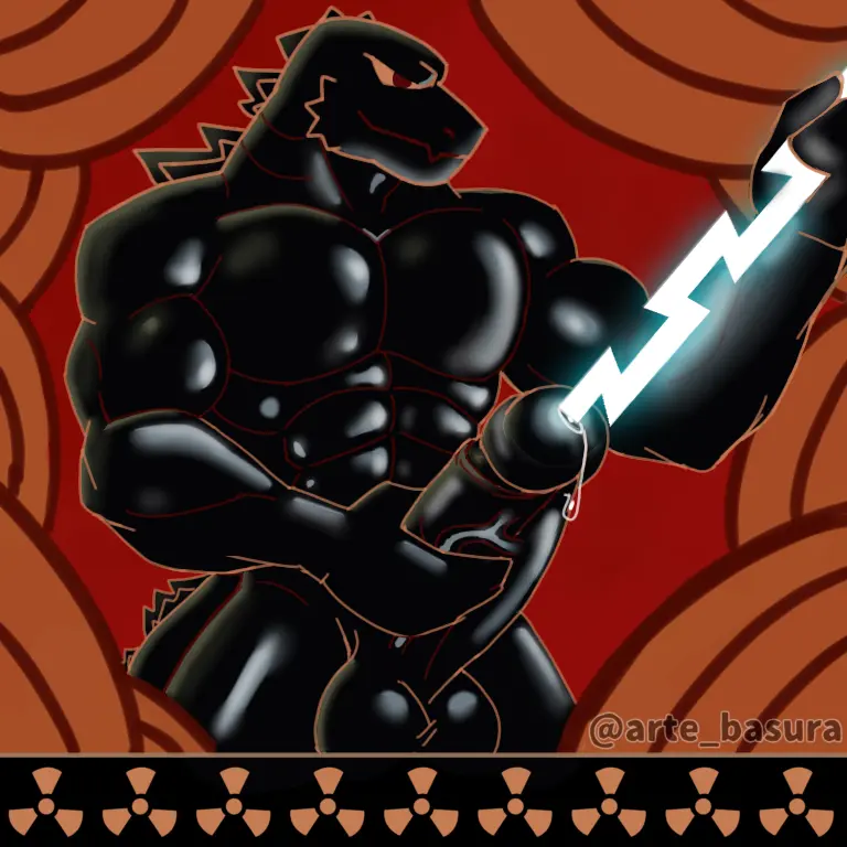 Image 1boy,male,penis,furry,erection,muscular,muscular_male,male_only,yaoi,anthro,completely_nude,bara,completely_nude_male,muscular_anthro,pecs,erect_penis,reptile,furry_only,furry_male,godzilla_(series),godzilla,hercules_(disney),zeuszilla,arte_basura