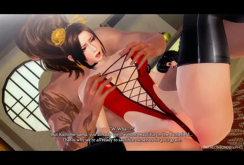 Image female,male,unseen_male_face,3d,sengoku_collection,chobixpho,sengoku_musou,kaihime