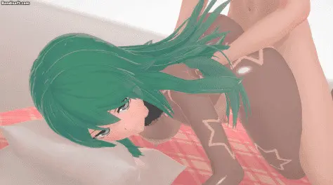 Image 1girls,breasts,female,light-skinned_female,long_hair,nipples,1boy,male,ass,sex,green_eyes,naked,vaginal_penetration,green_hair,animated,naked_male,date_a_live,kyouno_natsumi,kyouno_natsumi_(adult),exposed_nipples,itsuka_shido,pintanick