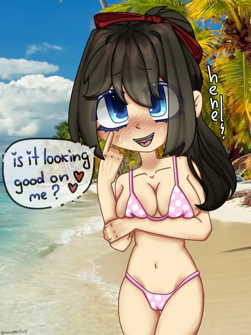 Image breasts,female,bikini,beach,cameltoe,camel_toe,friday_night_funkin,friday_night_funkin_mod,eliza_(superstamps),stellar_beats_(fnf),superstamps,xqmoart