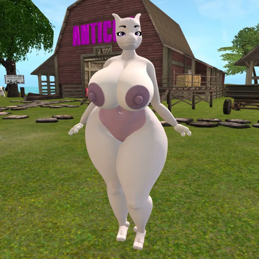Image big_breasts,breasts,female,nipples,pokemon,pokemon_(species),big_ass,bubble_butt,huge_ass,thick_thighs,wide_hips,huge_breasts,mewtwo,second_life,ferialexonar