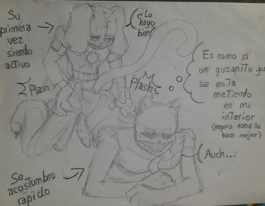 Image male,sex,doggy_style,male/male,male_only,anthro,purple_fur,purple_skin,tagme,canine,domestic_dog,feline,sketch,furry_only,anthro_only,no_humans,spanish_text,orange_skin,orange_fur,domestic_cat,anthro_on_anthro,dog,critters_(poppy_playtime),poppy_playtime,poppy_playtime_(chapter_3),smiling_critters,cat,catnap,catnap_(poppy_playtime),dogday_(poppy_playtime),dogday,doggy