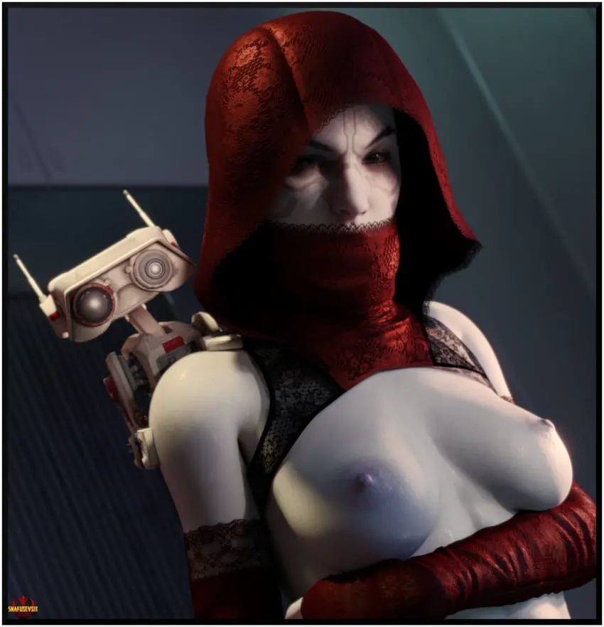 Image 1girls,breasts,female,female_only,looking_at_viewer,nipples,solo,standing,nude,humanoid,areolae,artist_name,solo_female,nude_female,naked,3d,grey_body,3d_(artwork),naked_female,2024,hood,star_wars,alien,alien_girl,facial_markings,grey_skin,alien_humanoid,face_tattoo,facial_tattoo,droid,bd-1,dathomiri,jedi:_fallen_order,merrin,nightsister,snafusevsix