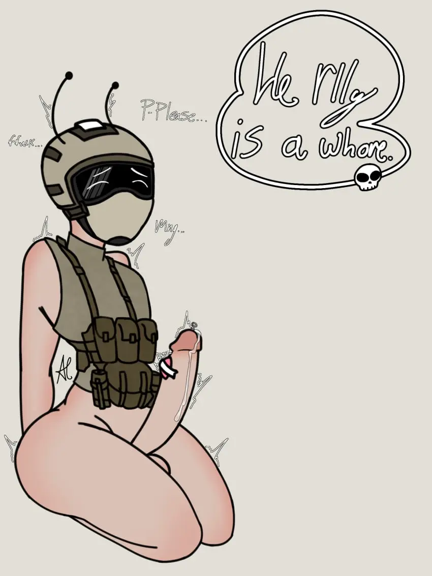 Image solo,1boy,male,penis,male_only,yaoi,skinny,toony,plug_(sex_toy),vibrator_on_penis,call_of_duty,modern_warfare,call_of_duty:_modern_warfare_2,roach_(call_of_duty)