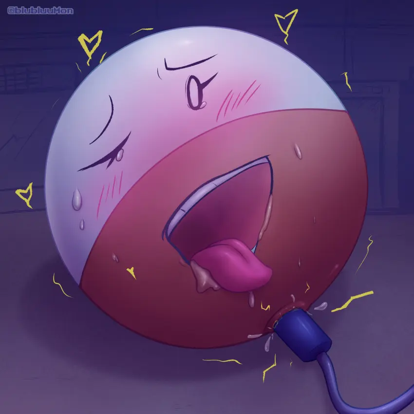 Image female,hi_res,open_mouth,solo,pokemon,pokemon_(species),pussy,sweat,tongue_out,tongue,crying,one_eye_closed,ahe_gao,looking_pleasured,saliva,nintendo,penetration,bodily_fluids,genitals,tears,ball,feral,generation_1_pokemon,tears_of_pleasure,electricity,cable,tears_of_joy,blubluumon,electrode_(pokemon),sphere