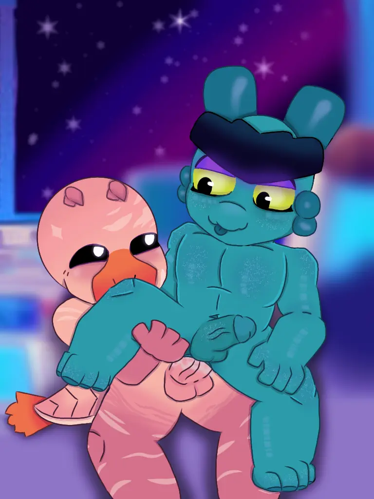 Image male,furry,anal,male/male,male_only,gay,penetration,cute,male_focus,space,brawl_stars,rule_63,alien,eve_(brawl_stars),homosexual_male,shrimp,dogarcello,hank_(brawl_stars)