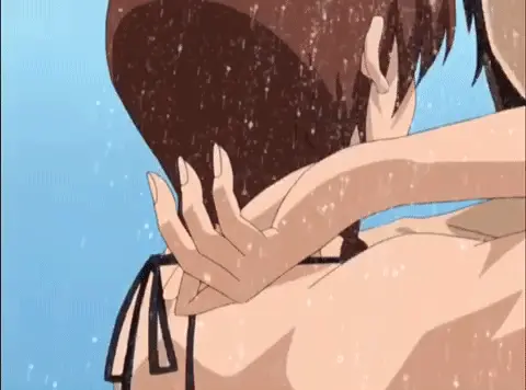 Image female,short_hair,bikini,naked,brown_hair,tanline,braid,animated,bikini_top,black_bikini,naked_female,bikini_bottom,undressing,long_fingernails,twin_braids,shower,kuouzumiaiginsusutakeizumonokamimeichoujin_mika,resort_boin,undressing_in_public