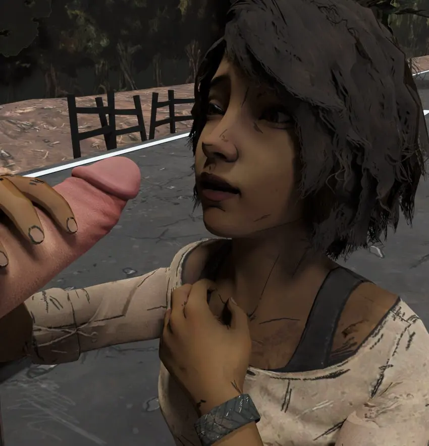 Image 1girls,clothed,clothing,female,light_skin,open_mouth,1boy,black_hair,male,penis,short_hair,female_focus,dark_skin,interracial,male/female,light-skinned_male,lips,teenager,teenage_girl,artist_request,dark-skinned_female,3d,looking_at_penis,bracelet,clothed_female_nude_male,holding_penis,imminent_oral,unknown_artist,imminent_fellatio,the_walking_dead,the_walking_dead_game,xnalara,xps,clementine_(the_walking_dead),the_walking_dead:_a_new_frontier