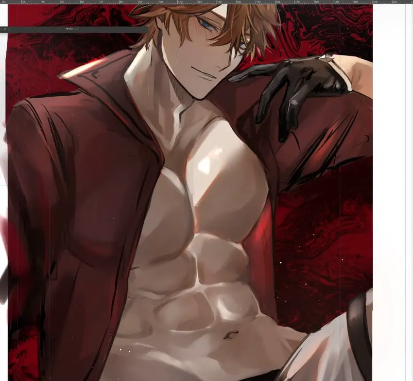 Image solo,1boy,male,male_only,genshin_impact,solo_male,abs,tagme_(artist),masculine,childe_(genshin_impact),tartaglia_(genshin_impact),orz_orr