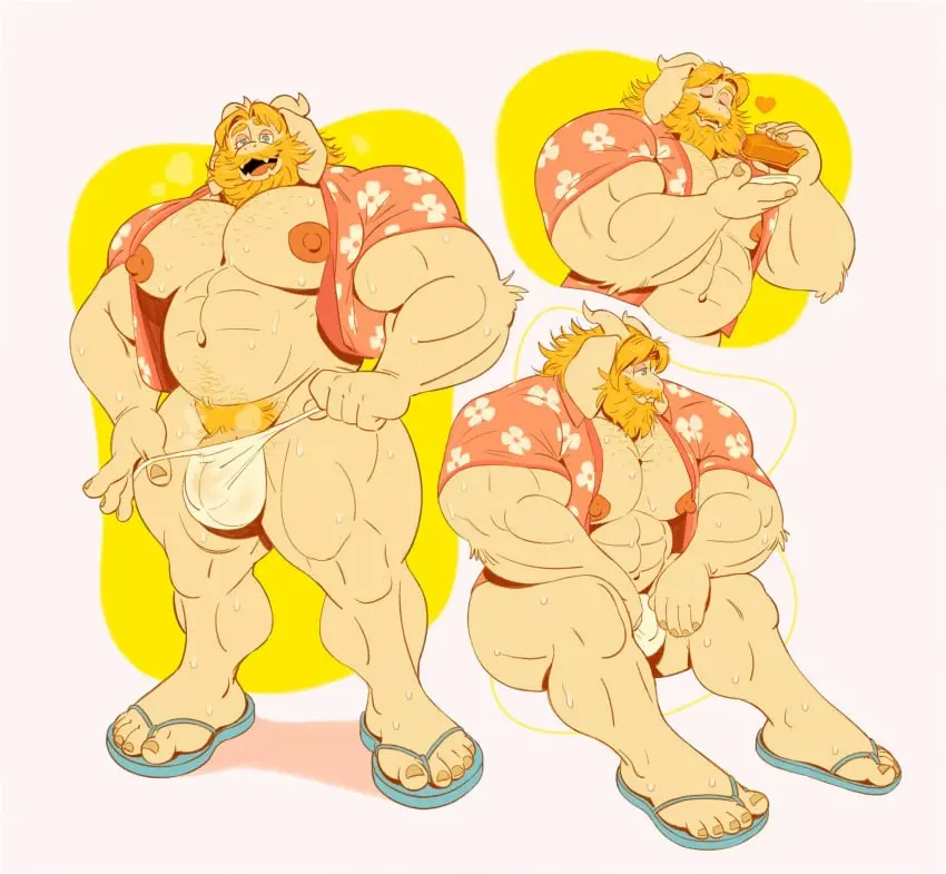 Image nipples,solo,blue_eyes,male,penis,sweat,big_penis,thick_thighs,thighs,horns,male_only,solo_focus,hair,2d,bulge,flaccid,biceps,pecs,horn,revealing_clothes,2d_(artwork),thong,sweating,undertale,beard,sandals,muscles,daddy,goat,undertale_(series),big_pecs,hairy,hairy_male,body_hair,hairy_chest,dilf,video_game,video_game_character,older_male,eating,buldge,chubby_male,daddy_kink,chubby_anthro,homoerotic,asgore_dreemurr,chunky,revealing,dirtyyeen,mezcal,shoegaze.