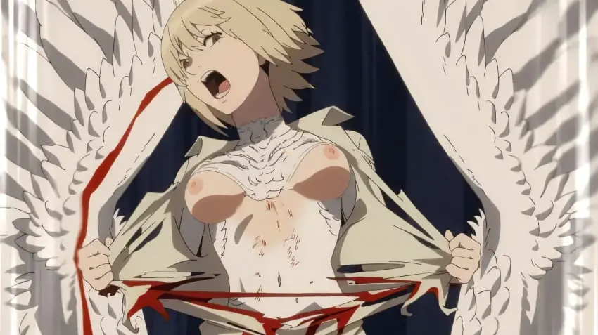 Image 1girls, big_breasts, breasts, exposed_breasts, female, female_only, light-skinned_female, nipples, solo, areolae, edit, dungeon_meshi, college, falin_touden, nude_filter, delicious_in_dungeon, screenshot_edit