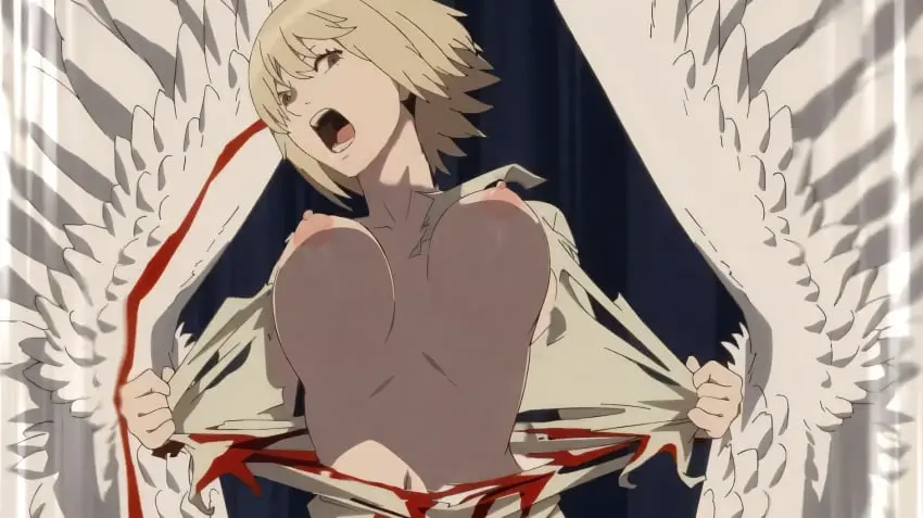 Image 1girls, big_breasts, breasts, exposed_breasts, female, female_only, light-skinned_female, nipples, solo, areolae, edit, dungeon_meshi, college, falin_touden, nude_filter, delicious_in_dungeon, screenshot_edit