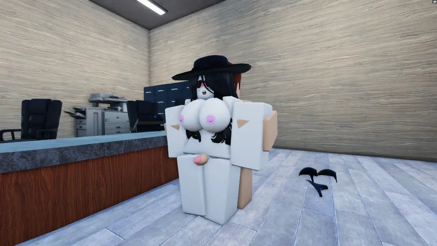 Image 1girls,breasts,female,1boy,black_hair,male,penis,pussy,hat,tagme,artist_request,brown_hair,3d,roblox,robloxian,source_request,anabel_(void_and_diona),karl_(void_and_diona),thetestrblxg
