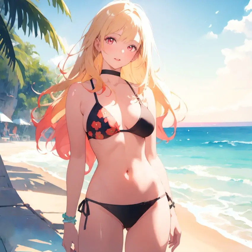 Image breasts,female,female_only,solo,ai_generated,tagme,stable_diffusion,swimsuit,nai_diffusion,kitagawa_marin,sono_bisque_doll_wa_koi_wo_suru