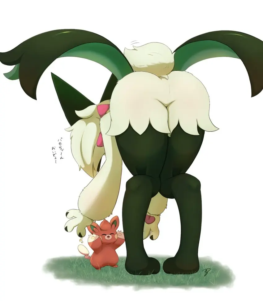 Image pokemon,pokemon_(species),furry,big_ass,bubble_butt,huge_ass,thick_thighs,wide_hips,pokémon_(species),meowscarada,pawmot,nefuto