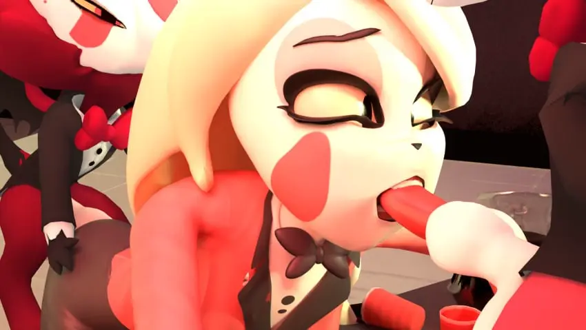 Image clothed, female, penis, sex, feet, crying, scared, 3d, blender, hotel, mmf_threesome, sex_from_behind, feet_out_of_frame, forced, scared_expression, crying_with_eyes_open, forced_oral, penis_in_ass, sex_slave, hazbin_hotel, penis_lick, scared_face, clothed_sex, goat, penis_on_face, goat_horns, goat_demon, blender_(software), forced_orgasm, blender_cycles, charlie_morningstar_(hazbin_hotel), hell, dazzle_(hazbin_hotel), razzle_(hazbin_hotel)