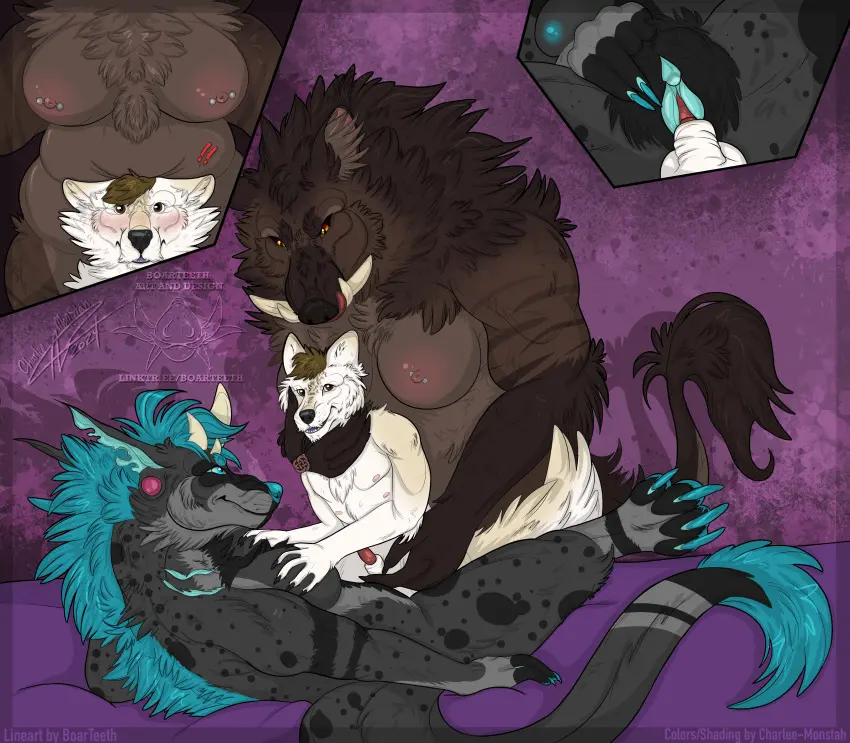 Image breasts,female,hi_res,nipples,male,lying,on_back,belly,jewelry,teeth,male/female,size_difference,anthro,piercing,monster,vaginal_penetration,absurd_res,necklace,penetration,canid,canine,canis,mammal,wolf,horn,teamwork,suid,suina,sus_(pig),wild_boar,collaboration,semi-anthro,group,trio,nervous,questionable_consent,hand_on_breast,knotting,living_sex_toy,assisted_sex,hand_on_neck,multi_nipple,vaginal_knotting,sheath_pull,shapeshifter,sabbyth,rape_play,boarteeth,charlee-monstah,charlee_banx,sheath_pulled_back,sheath_tug,tansy_(boarteeth)