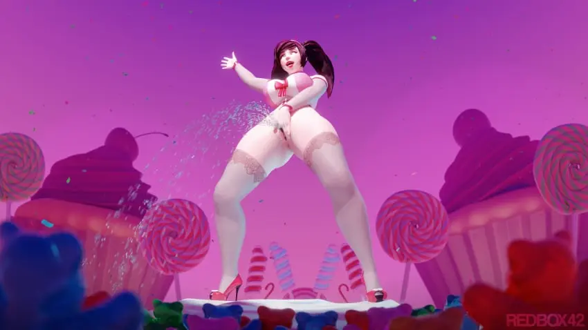 Image big_breasts,breasts,female,standing,pussy,ahe_gao,stockings,3d,twintails,high_heels,chubby,chubby_female,overwatch,overwatch_2,blizzard_entertainment,peeing,mei_(overwatch),urine,urine_stream,urination,candy,evening,crowd,celebration,confetti,scene,redbox42,candyland,festival,one_hand_up