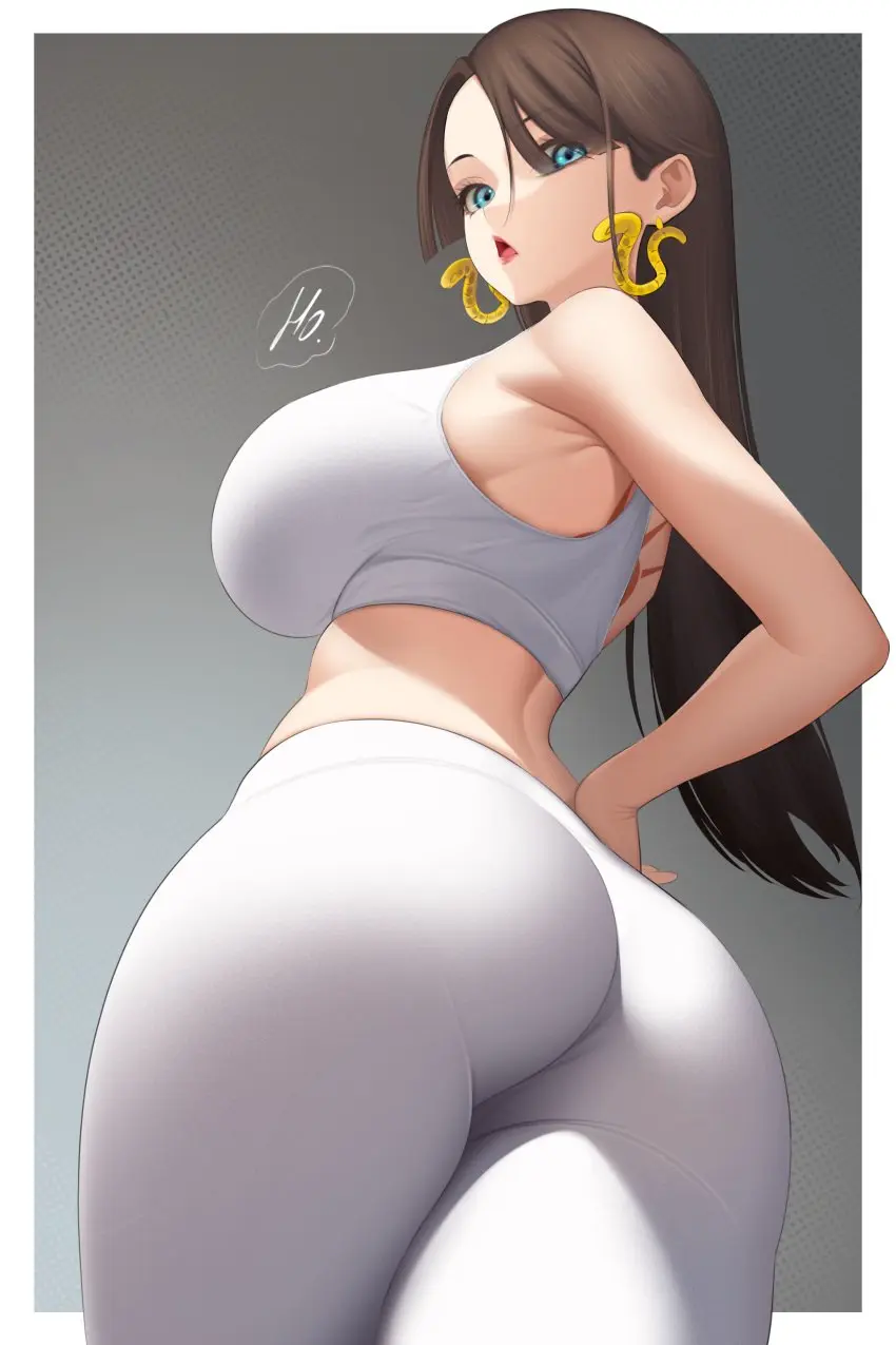Image 1girls,big_breasts,breasts,clothed,clothing,female,female_only,hi_res,large_breasts,light-skinned_female,light_skin,long_hair,looking_at_viewer,solo,black_hair,blue_eyes,ass,big_ass,big_butt,female_focus,thick_thighs,one_piece,bare_shoulders,color,solo_female,tagme,back,shounen_jump,ass_focus,back_view,leggings,bare_arms,boa_hancock,boobs_and_butt_pose,ho70994095