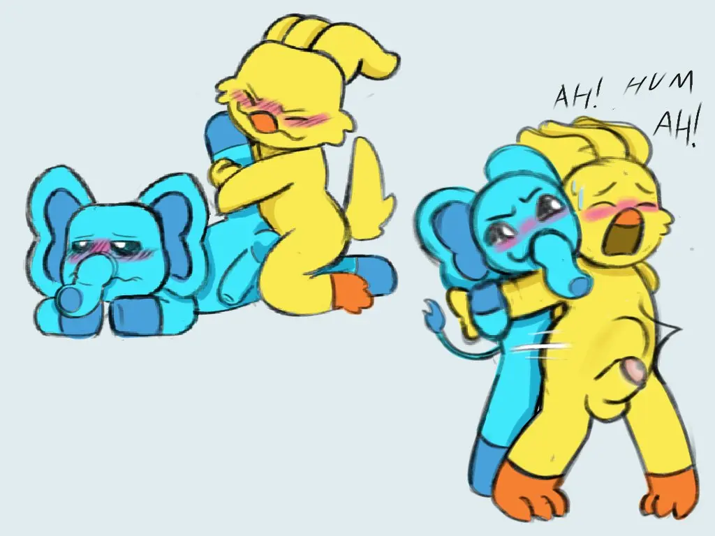 Image simple_background,male,furry,anal,anal_sex,male/male,furry_only,no_humans,critters_(poppy_playtime),poppy_playtime,poppy_playtime_(chapter_3),smiling_critters,kickinchicken,kickinchicken_(poppy_playtime),bubba_bubbaphant,palatis