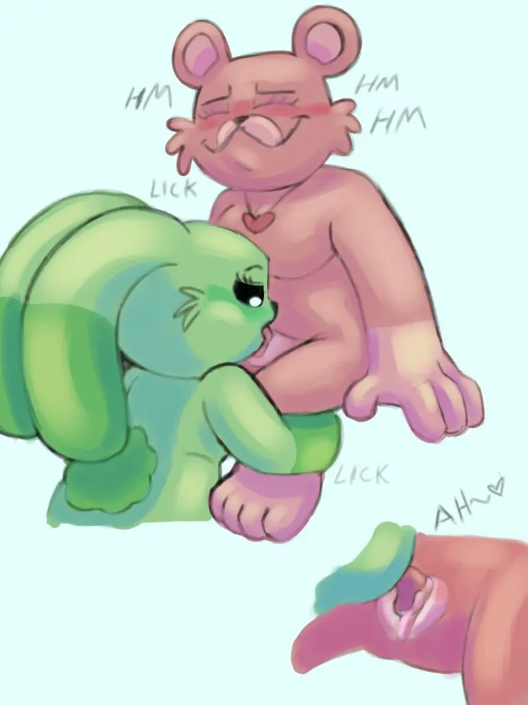 Image female, simple_background, licking, pussy, furry, green_skin, red_skin, green_body, female/female, furry_only, no_humans, red_body, red_fur, green_fur, licking_pussy, bobby_bearhug, critters_(poppy_playtime), poppy_playtime, poppy_playtime_(chapter_3), smiling_critters, hoppy_hopscotch, hoppy_hopscotch_(poppy_playtime), palatis