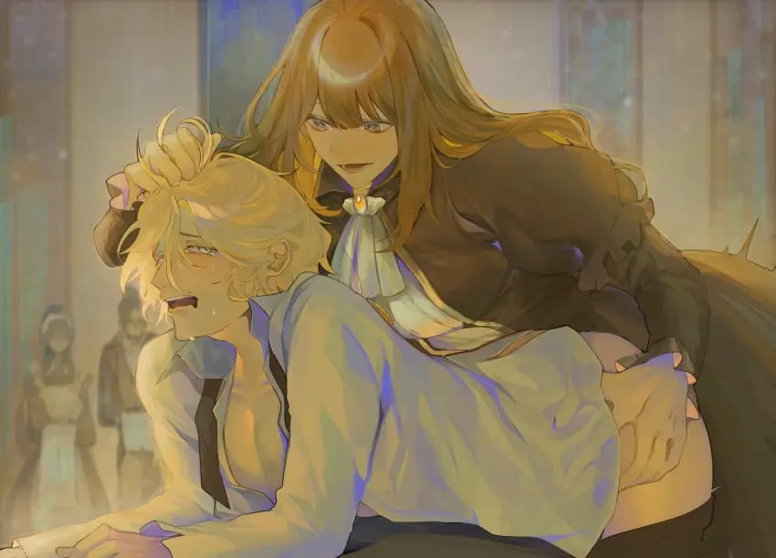 Image male,futanari,intersex,tagme,futa_on_male,implied_sex,project_moon,implied_futa,limbus_company,catherine_(limbus_company),linton_(limbus_company),yomie_0613,■■■■■(limbus_company)