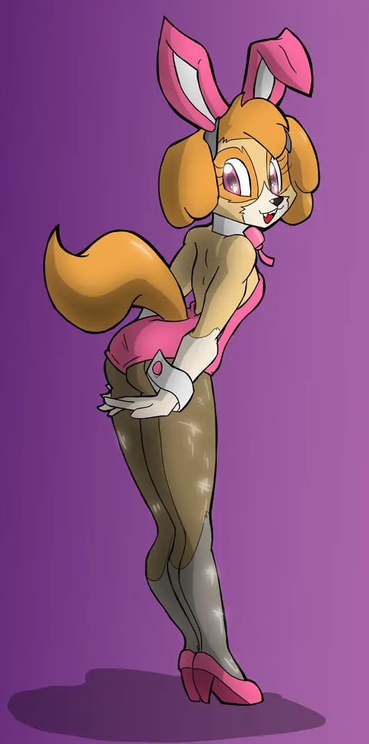 Image female,anthro,bunny_ears,heels,canid,canine,canis,domestic_dog,bunnysuit,anthrofied,anthropomorphic,flat,nickelodeon,nicktoons,nick_jr,paw_patrol,skye_(paw_patrol),cockapoo,theburningdonut