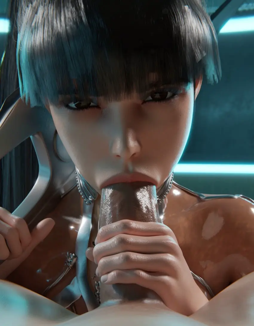 Image 1girls,brown_eyes,female,light-skinned_female,looking_at_viewer,1boy,black_hair,male,oral,penis,big_penis,female_focus,seductive_eyes,seductive_look,fellatio,ponytail,fringe,tagme,pale-skinned_female,petite,slim,3d,blender,pov,blowjob,handjob,eye_contact,bodysuit,eve_(stellar_blade),stellar_blade,asian,asian_female,naughty_face,robot_girl,sucking_penis,hand_on_penis,android,big_lips,imminent_deepthroat,intense_stare,seductive_mouth,fellatio_face,alternate_version_at_source,gretdb,handjob_while_sucking