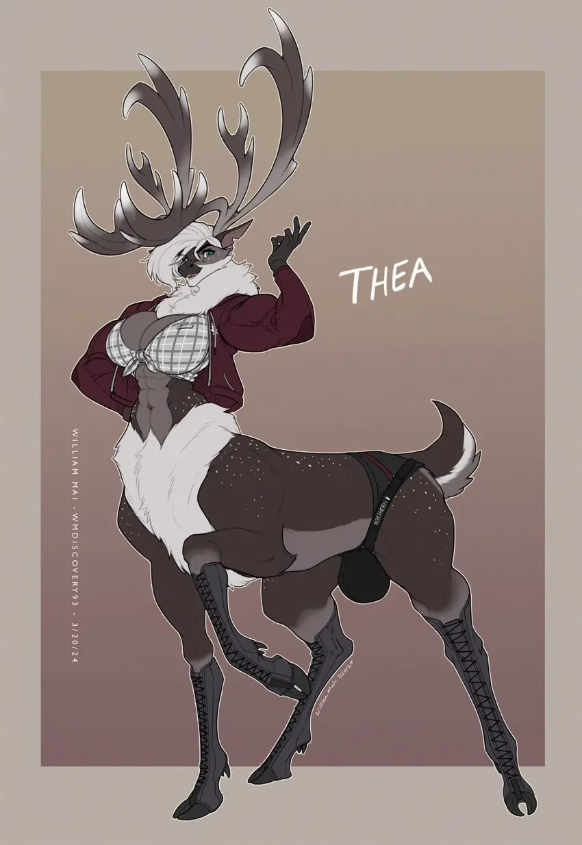 Image breasts,clothed,clothing,hi_res,furry,underwear,futanari,intersex,muscular,cleavage,digital_media_(artwork),anthro,mythology,european_mythology,greek_mythology,bulge,mammal,horn,antlers,abs,deer,cloven_hooves,hooves,equid,muscular_futa,muscular_intersex,trans_woman,transfem,jockstrap,mammal_taur,taur,tauric_creature,new_world_deer,reindeer,centaur,equid_taur,humanoid_taur,deer_taur,wmdiscovery93,new_world_deer_taur,reindeer_taur,thea_(wmdiscovery93)