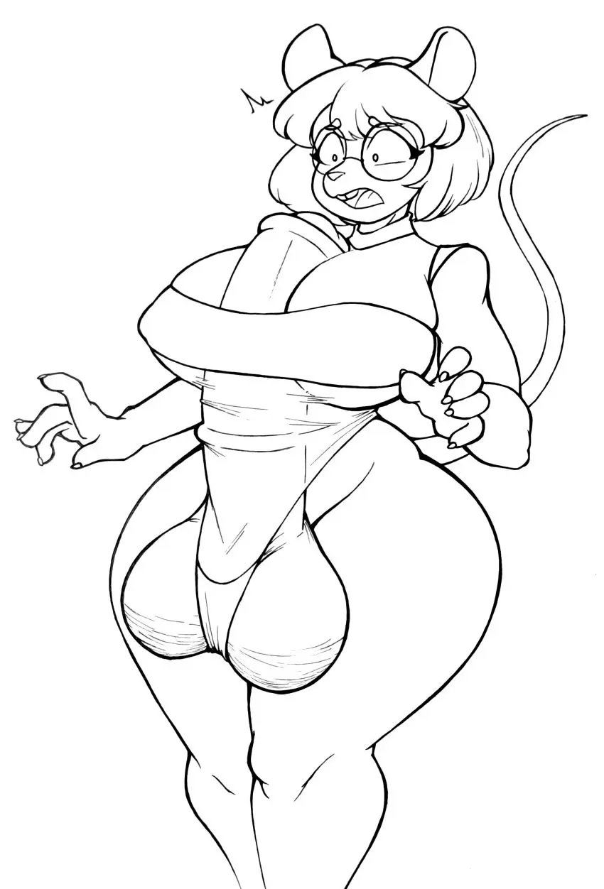 Image big_breasts,breasts,clothed,clothing,hi_res,solo,standing,penis,tail,big_penis,1futa,erection,futanari,intersex,wide_hips,balls,eyewear,glasses,huge_cock,anthro,swimsuit,absurd_res,futa_only,monochrome,big_balls,genitals,mammal,murid,animal_genitalia,animal_penis,equine_genitalia,equine_penis,mostly_nude,murine,rat,rodent,autopaizuri,autopaizuri_under_clothes,spiritdeer,tala_(spiritdeer)