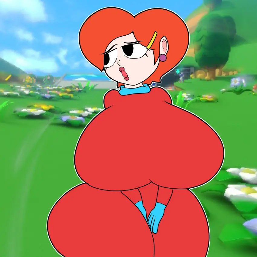 Image breasts, clothed, female, female_only, huge_ass, huge_breasts, breasts_bigger_than_head, mario_(series), nintendo, public, hanging_breasts, bodysuit, teasing, fat, casual, ass_bigger_than_head, mario_kart, teaset_haliley, grace_(mario), mario_golf