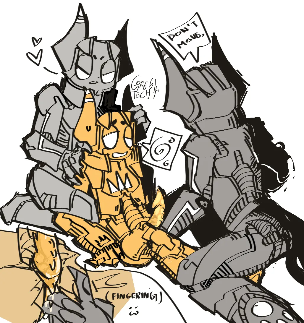 Image threesome,fingering,non-human,toony,non-human_only,phighting,robots,biograft_(phighting),goretech64,robot_dick,robot_sex,zetagraft