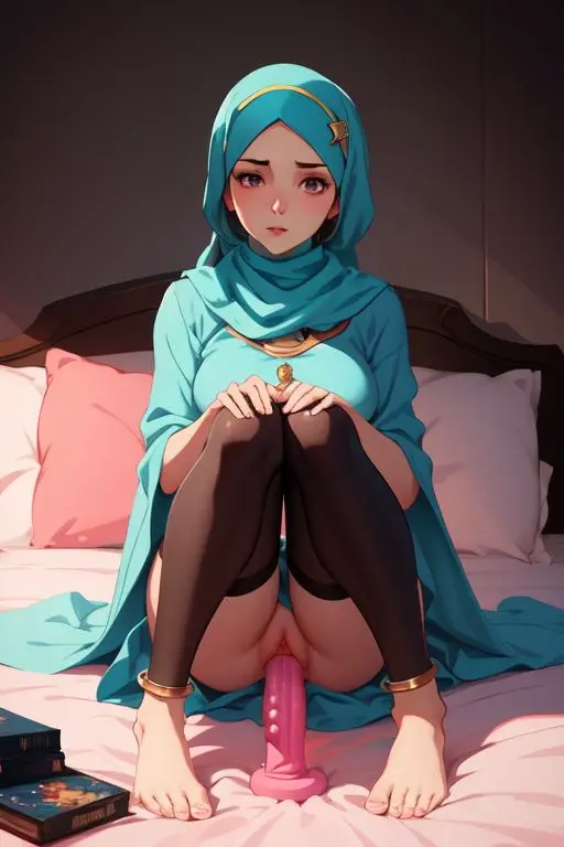 Image blush,female,ai_generated,stockings,masturbation,dildo,dildo_in_pussy,anklet,overwatch,overwatch_2,dildo_penetration,d.va,hana_song,dildo_insertion,hijab,hijabi,muslim,muslim_female