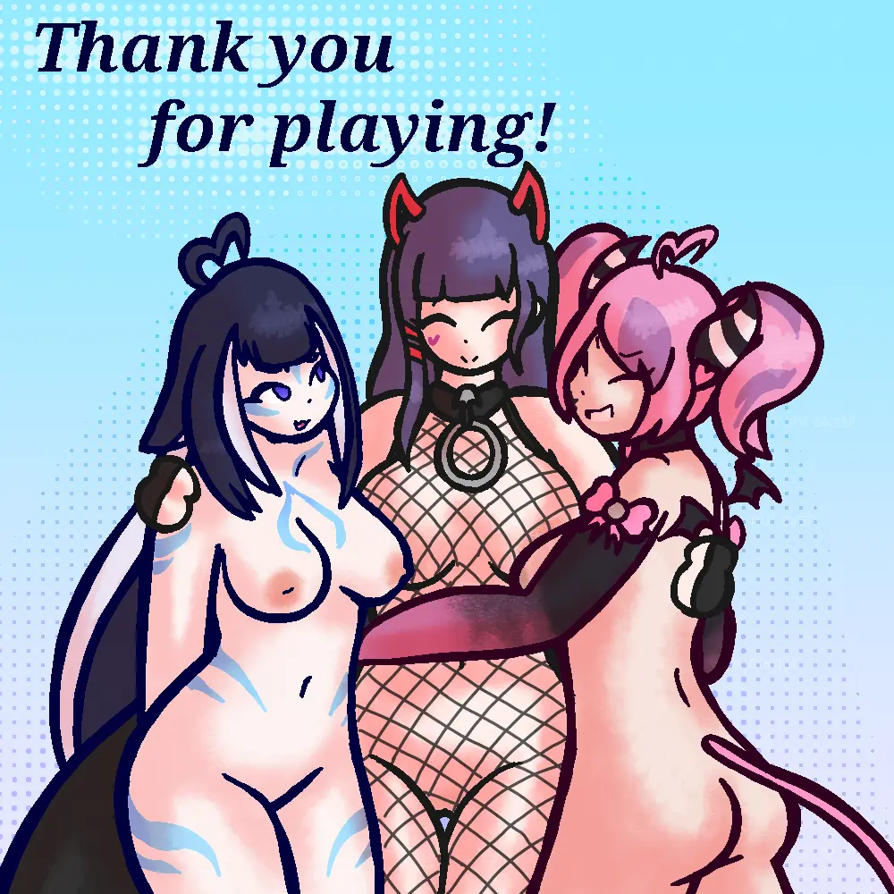 Image big_breasts,breasts,female,nipples,multiple_girls,areolae,virtual_youtuber,vtuber,yuri,fishnets,3girls,indie_virtual_youtuber,succubus,fishnet_clothing,vshojo,vtuberfanart,fishnet,strip_game,ironmouse,shylily,marking_below_eyes,akuma_nihmune,diddlesdoodles,iron_mouse