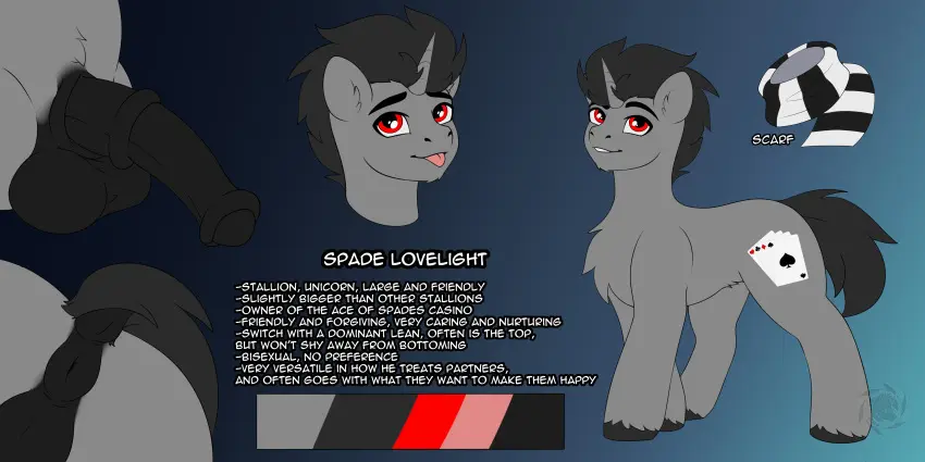 Image hi_res,solo,male,penis,anus,absurd_res,genitals,mammal,hasbro,my_little_pony,animal_genitalia,animal_penis,feral,equine_genitalia,equid,equine,horse,equine_penis,model_sheet,equine_anus,spade_(iamspade),orhifw