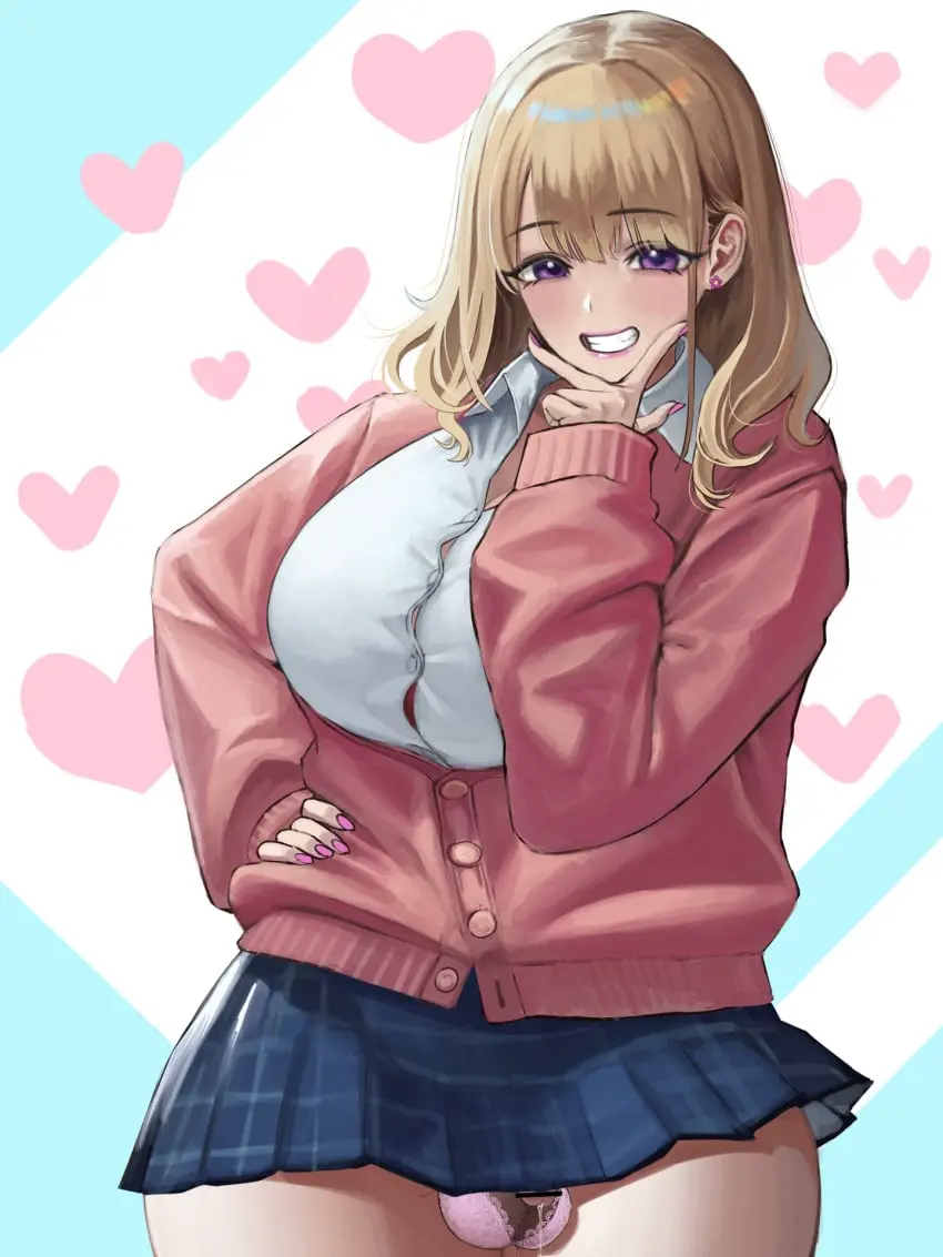 Image 2023,big_breasts,blush,breasts,clothed,clothing,human,light_skin,long_hair,mostly_clothed,smile,solo,standing,bangs,penis,thick_thighs,thighs,1futa,futanari,intersex,light-skinned_futa,smiling,hips,balls,huge_breasts,2d,blonde_hair,schoolgirl,testicles,futa_only,censored,small_penis,pubic_hair,skirt,big_hips,fully_clothed,sagging_balls,casual,casual_nudity,full_color,no_penetration,casual_exposure,gyaru,hairy_balls,ineffective_clothing,ineffective_skirt,ball_bra,sagging_testicles,doukutsu_ika