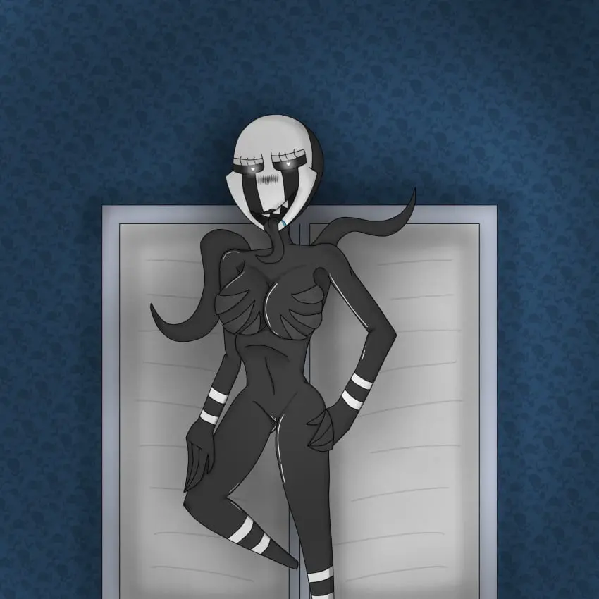 Image big_breasts,breasts,female,female_only,smile,solo,heart-shaped_pupils,pussy,tongue_out,seductive_look,thick_thighs,nude_female,glowing_eyes,bedroom,legs_up,glistening_body,long_tongue,rule_63,five_nights_at_freddy's,fnaf,scottgames,masked_female,tall_female,five_nights_at_freddy's_4,nightmarionne,sultry_eyes