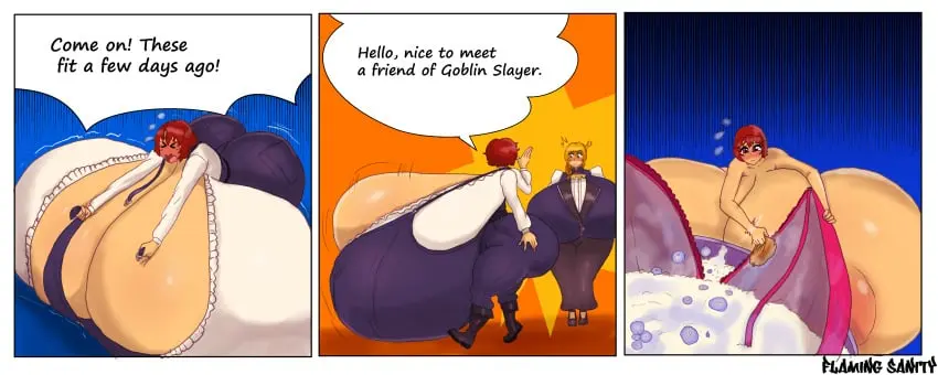 Image 1girls,breasts,female,breasts_bigger_than_head,breasts_bigger_than_torso,hyper_breasts,tagme,talking,goblin_slayer,hyper_ass,hyper,breasts_bigger_than_body,bursting_breasts,immobile,enormous_ass,cow_girl_(goblin_slayer),colossal_breasts,too_big_to_move,flamingsanity,guild_girl_(goblin_slayer)