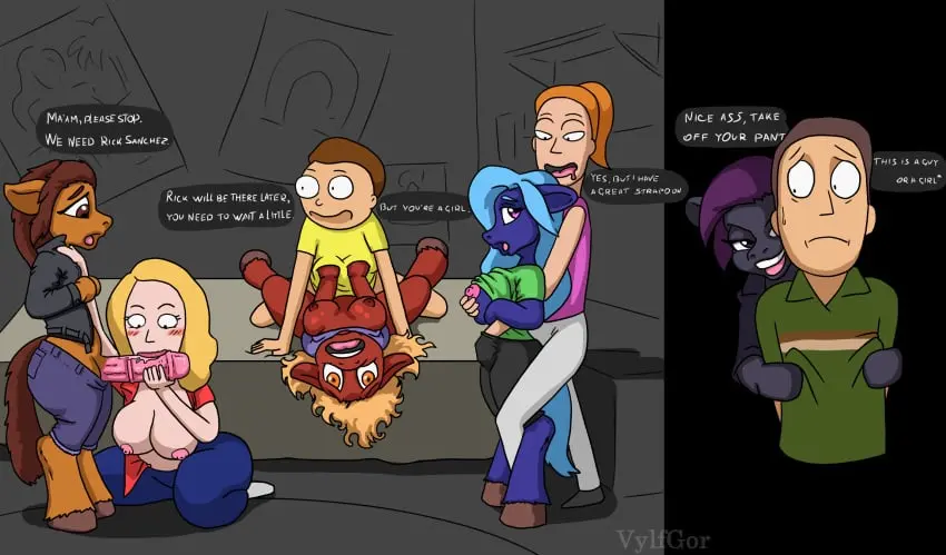 Image breasts,clothing,female,hi_res,human,pants,shirt,male,oral,lying,on_back,tongue,ass,sex,fellatio,digital_media_(artwork),hair,male/female,size_difference,anthro,text,blonde_hair,on_bed,saliva,bed,bodily_fluids,mammal,dialogue,makeup,lipstick,forced,interspecies,rape,smaller_male,2024,hasbro,my_little_pony,penile,furniture,on_sofa,sofa,topwear,feral,group,larger_female,fan_character,crossover,red_topwear,equid,equine,horse,pony,human_on_feral,zoophilia,red_clothing,adult_swim,morty_smith,rick_and_morty,summer_smith,bottomwear,male_on_human,hug,female_on_feral,on_bottom,on_top,red_shirt,male_on_top,vylfgor,earth_pony,female_on_bottom,beth_smith,canon_x_oc,jerry_smith